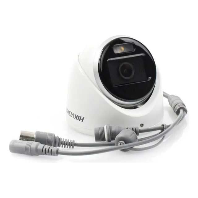 Cámara Domo Hikvision Turbo Hd 3k 5mp Color Vu 20m Audio