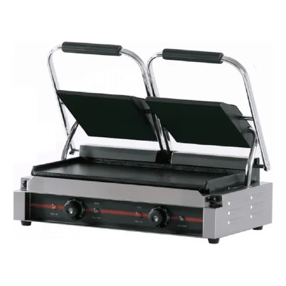 Plancha Eléctrica Industrial Doble Roccia I034