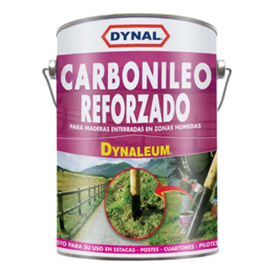 Carbonileo Reforzado Para Madera - 1 Galon Negro Brillante