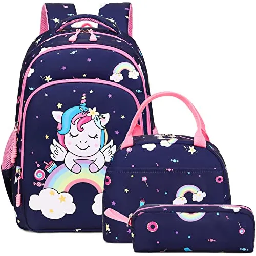 Mochila Meisohua Girls School Para Niños Unicornio 1xbcq