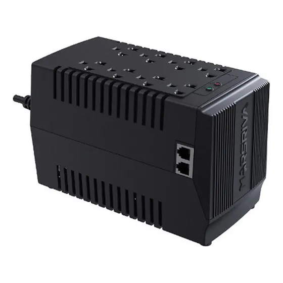 Regulador De Voltaje Marsriva Mr-avr600 600va 8 Tomas