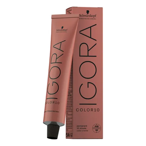 Tinta Schwarzkopf Professional Igora royal Color10 tono 4-00 castaño medio natural extra para cabello