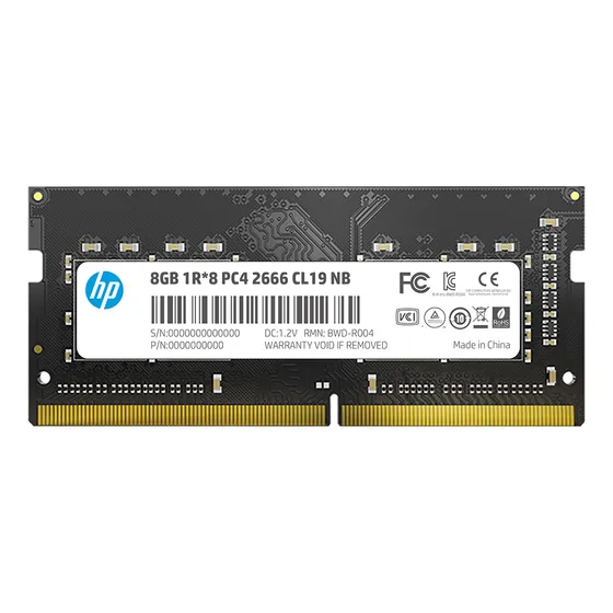 Kit De Memoria Ram Ddr4 De 8gb Marca Hp 2666mhz Cl19