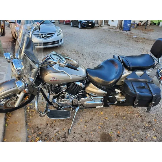 2002 Yamaha Vstar Clásic 1100 Cc Alforjas De Piel