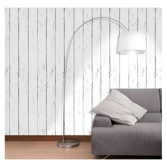 Papel Mural Pvc 10m X 60cm Tablas Maderas Variadas 1