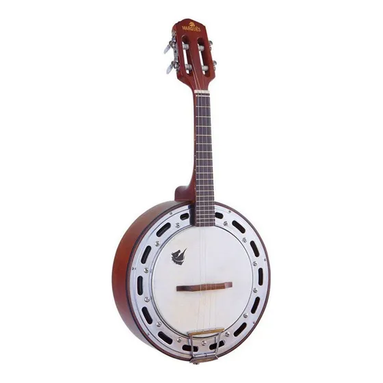Banjo Marquês Acústico Baj-87ctsac Castanho Fosco