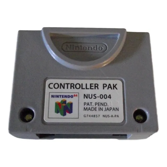 Nintendo 64 Controller Pak N64 Memoria