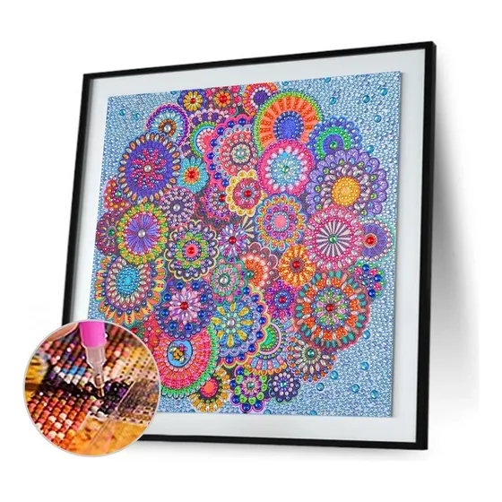 Para Mandala De Cristal Em Forma Especial Full Drill