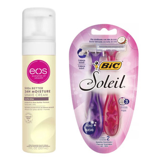 Eos Espuma De Afeitar + 2 Rastrillos Bic Soleil Eos Espuma De Afeitar + 2 Rastrillos Bic Soleil