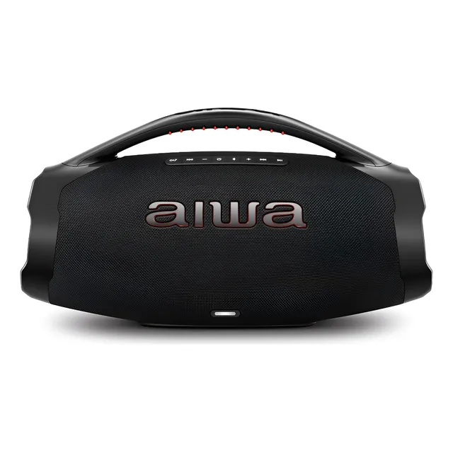 Caixa De Som Boombox Plus Aiwa Bbs-01-b 200w Bt 30h Ip66 Usb Preto