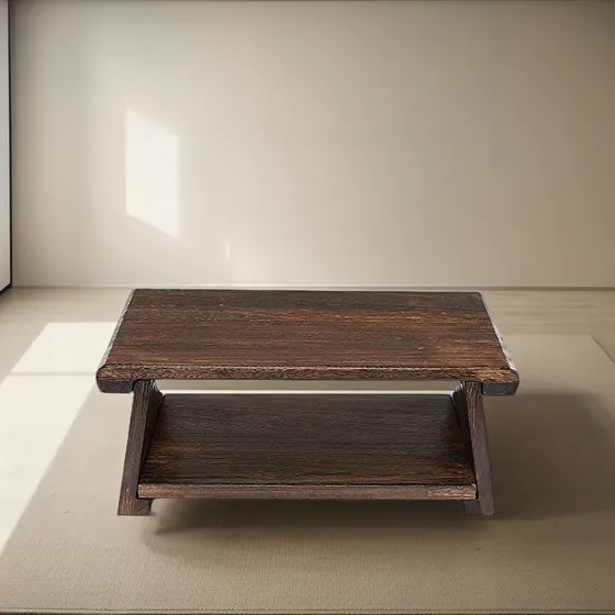 Mesa Antigua Patas Plegables, Mesa De Café De Madera, ...