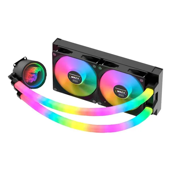 Water Cooler K-mex Wac4 Argb 240mm Intel E Amd Preto