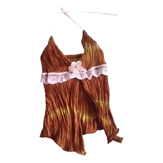 Conjunto Nails Playero Niña Blusa Y Falda 2 Piezas