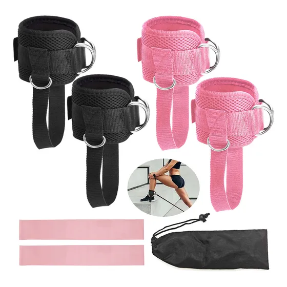4pzs Grilletes Para Tobillo Con Talonera Abductor Gluteo Gym