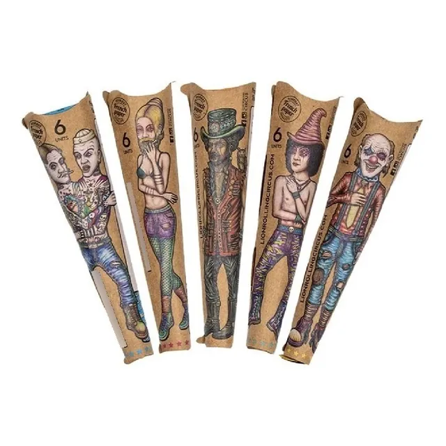 Papel Para Armar Cones Pre-rolled 6 U. / Lion Rolling Circus