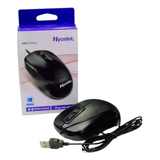 Mouse Nycetek Alámbrico Nmo-076-u Nuevo En Caja