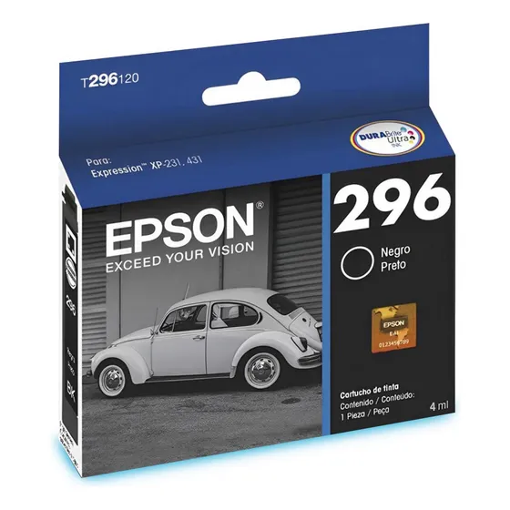 Cartucho Epson De Tinta Preto Expression T296120 (eps01)