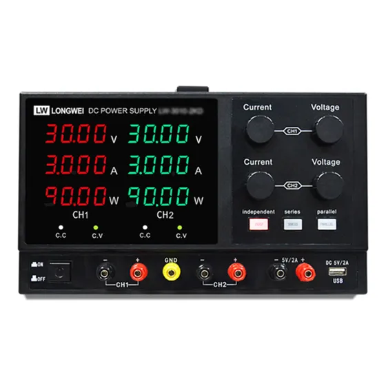 Fonte Bancada Profissional 2 Canais 60v 5a Lw-6005-2kd Nfe