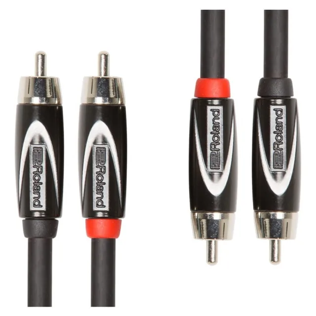 Cable 2 Rca A 2 Rca De 4.5 M Roland Serie Black Rcc-15-2r2r