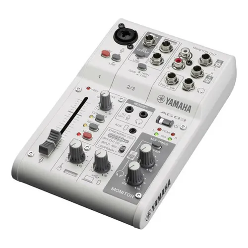 Mesa De Som Analógica Yamaha Ag03mk2w