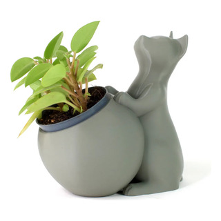 Maceta Minimalista Forma De Gato Mate Maceta Minimalista Forma De Gato Mate