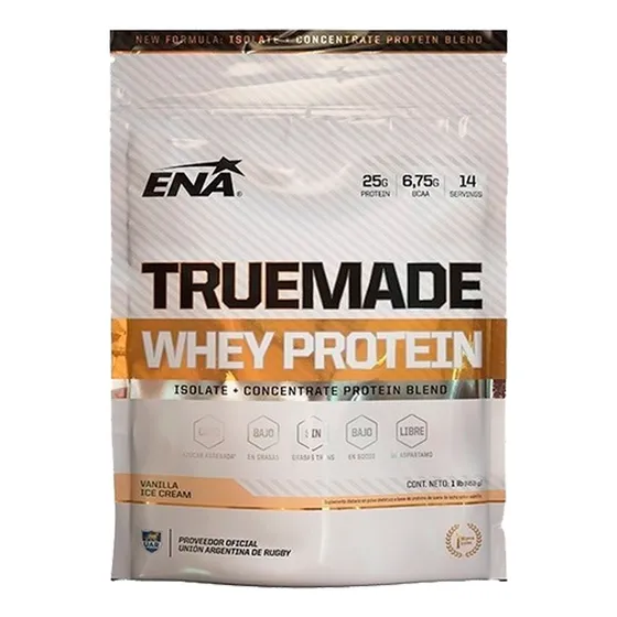 True Made Whey Proteina Ena 1 Libra Isolate + Dieta Gratis