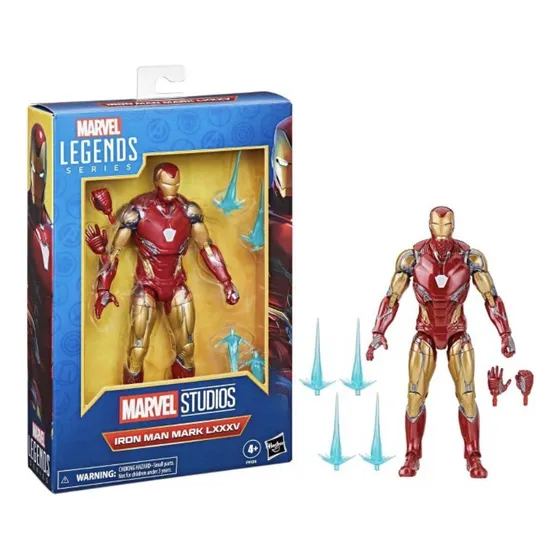 Muñeco Iron Man Marvel Legends Mark Lxxxv Accesorios 15 Cm