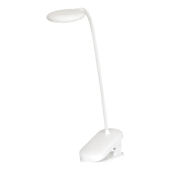 Lámpara Mesa-escritorio Recargable Clip 3 Tonos Luz Sensor