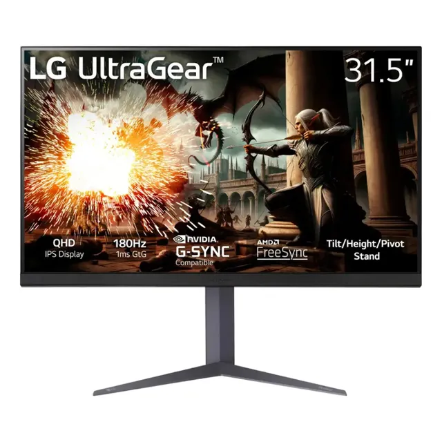 Monitor LG Ultragear 32 Pulgadas 32gs75q Ips 180 Hz 1 Ms