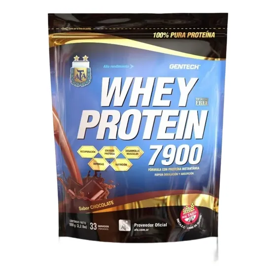Whey Protein 7900 Gentech 2lb Doypack Proteína De Suero