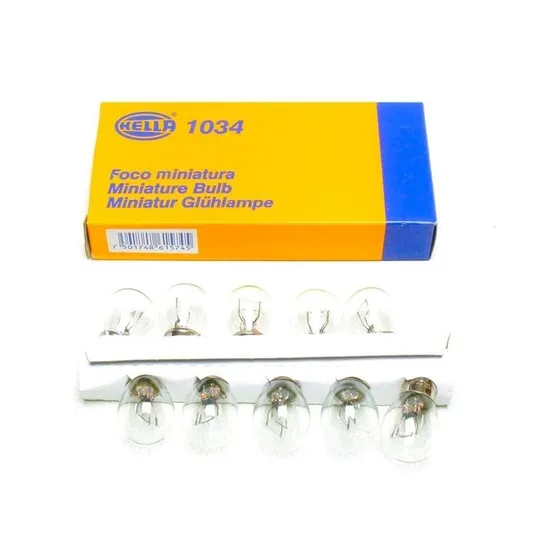 Foco 1034 2 Polos Patas Disparejas 10 Focos 12v 21/5w Hella