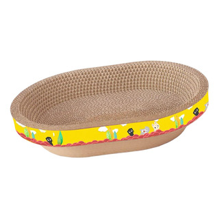 Cat Scratcher Cartón Cat Scratch Pad Nest Juego Interactivo Cat Scratcher Cartón Cat Scratch Pad Nest Juego Interactivo