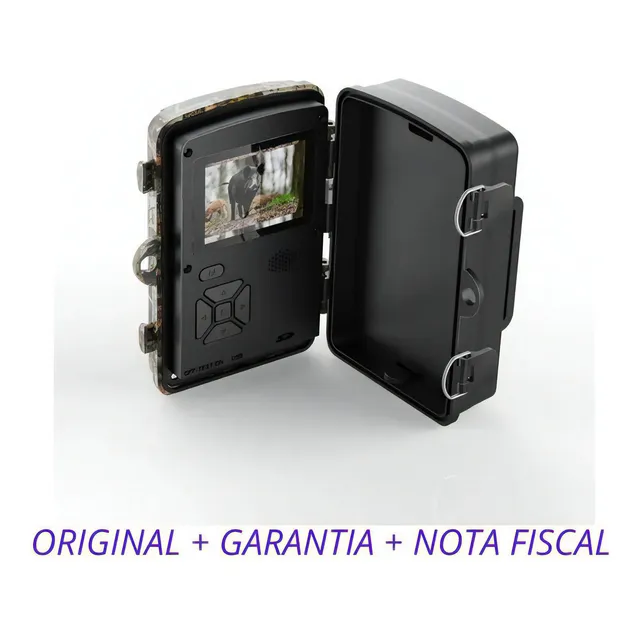 Cámara de movimiento en color camuflada de 12 MP y 1080p para caza y caza