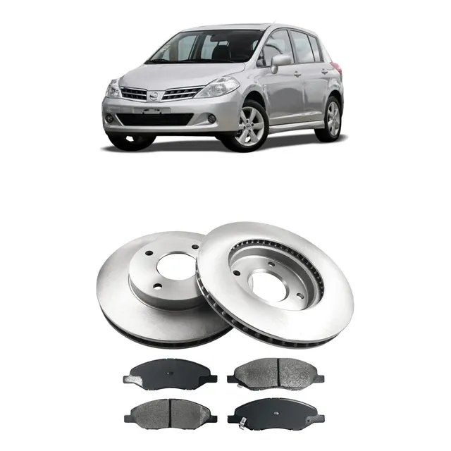 Discos Y Pastillas Freno Nissan Tiida Gr Frenos