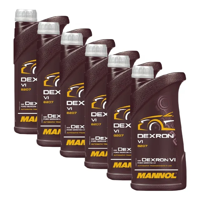 Kit 6l Aceite Mannol Dexron Vi - Atf Transmisión Automatica