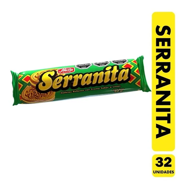 Galletas Serranita Fruna Caja X 32 Unidad