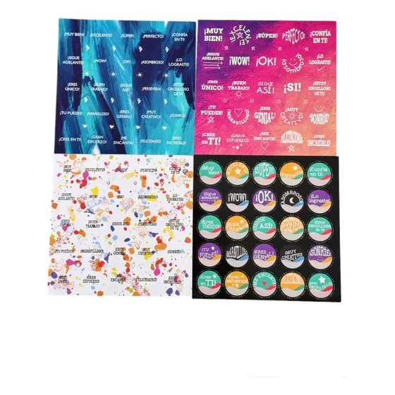 Calcomanias Etiquetas Escolares Y Motivacionales Stickers