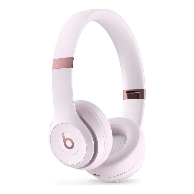Audífonos Inalámbricos Beats Solo 4 - Rosa Algodón Color Rosa Claro Luz Blanco