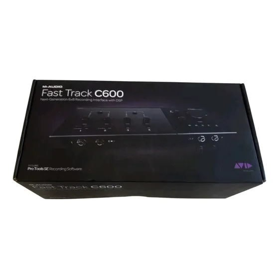 Placa Interface De Áudio Avid M-audio Fast Track C600