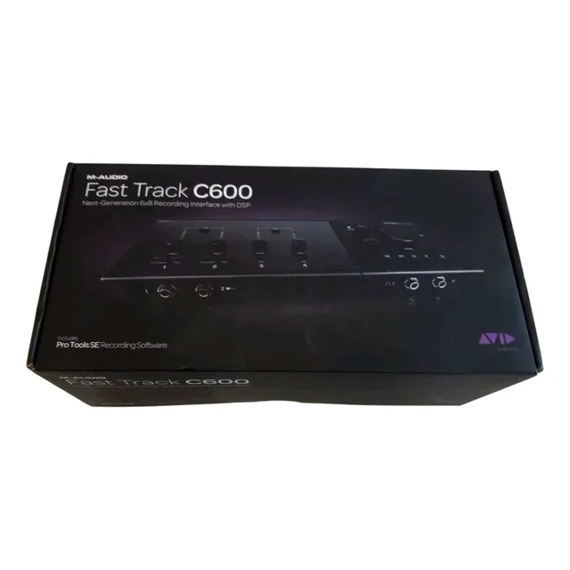 Placa Interface De Áudio Avid M-audio Fast Track C600