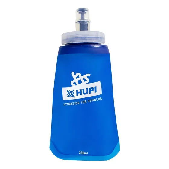 Garrafa De Água Dobrável Soft Flask Hupi 250ml Pba Free Cor Azul