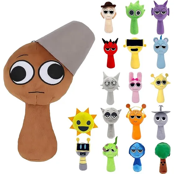 Peluches Incredibox Sprunki 22cm