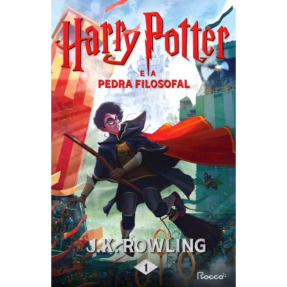 Livro Harry Potter E A Pedra Filosofal De J.k. Rowling Capa Mole Edição 1 Em Português 2024 Editora Rocco