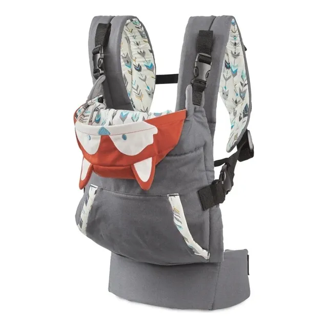 Mochila Portabebés Riffi Osito Ergonómica Con Capucha