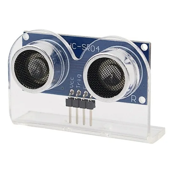 5pzs Sensor Ultrasonico Hc Sr04 Mas Base Soporte De Acrilico