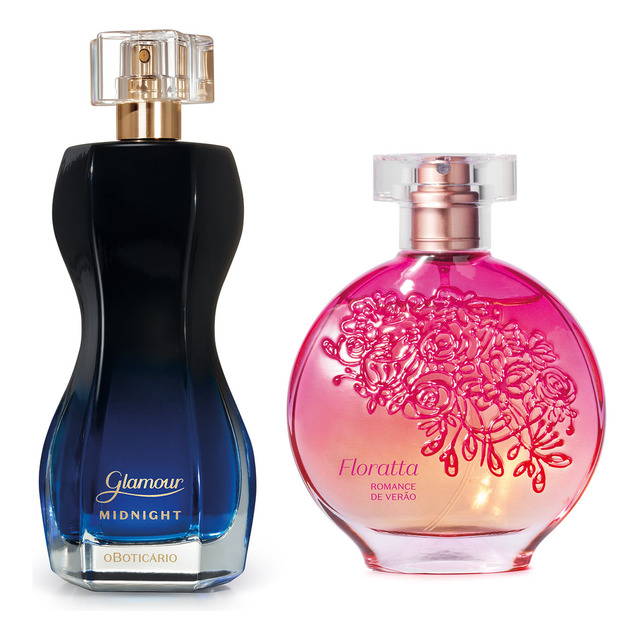 Combo Perfumaria Dia E Noite: Floratta Romance De Verão 75ml + Glamour Midnight 75ml Combo Perfumaria Dia E Noite: Floratta Romance De Verão 75ml + Glamour Midnight 75ml