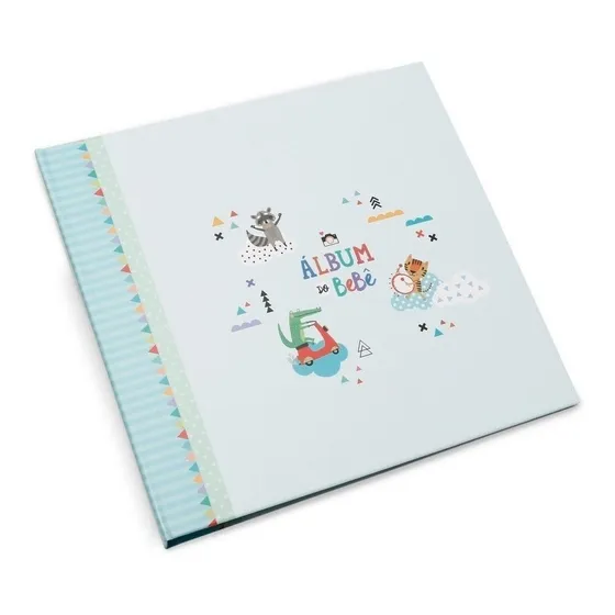 Livro Álbum Do Bebê Coloré ® Bichinhos Verde