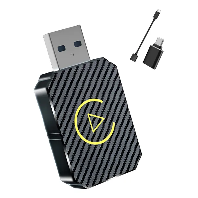 Adaptador Car Play /android Auto Wireless Sem Fio Automático