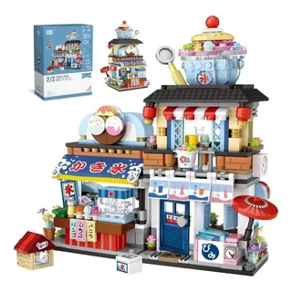 Asstysxh Mini Bloques De Construcción Japoneses Con Vista A Asstysxh Mini Bloques De Construcción Japoneses Con Vista A