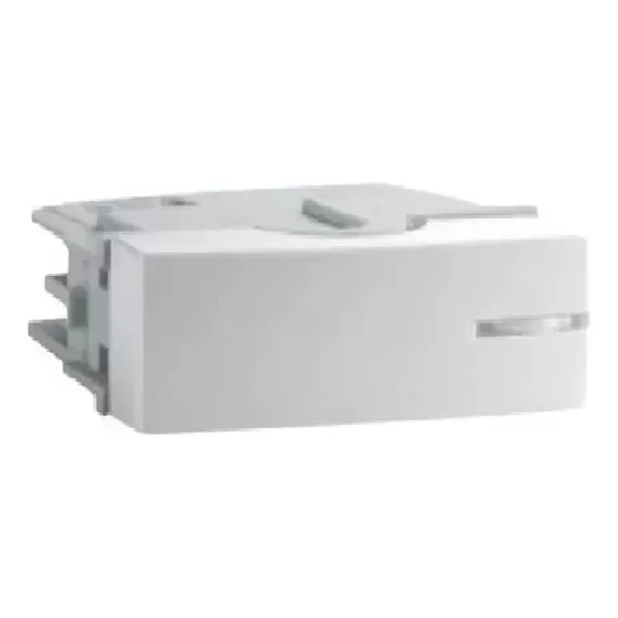 Llave 1/2 Punto 16a 250v Tecla Luz Plasnavi Schneider Color Blanco Corriente Nominal 16 A